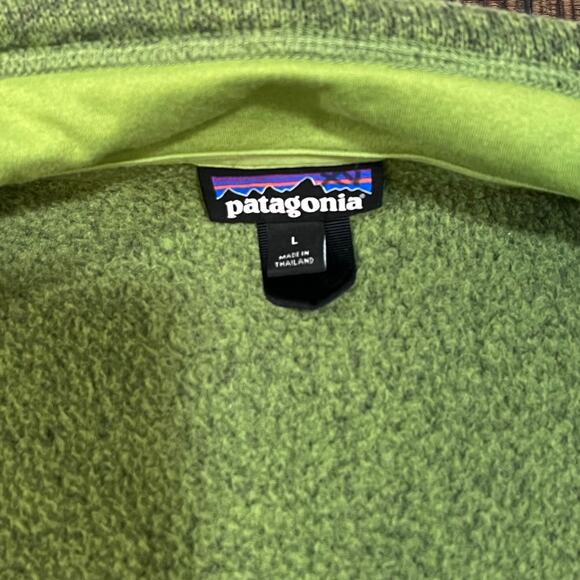 Patagonia Women's Better Sweater Fleece Jacket Full Zip Green Sz L - Picture 5 of 8